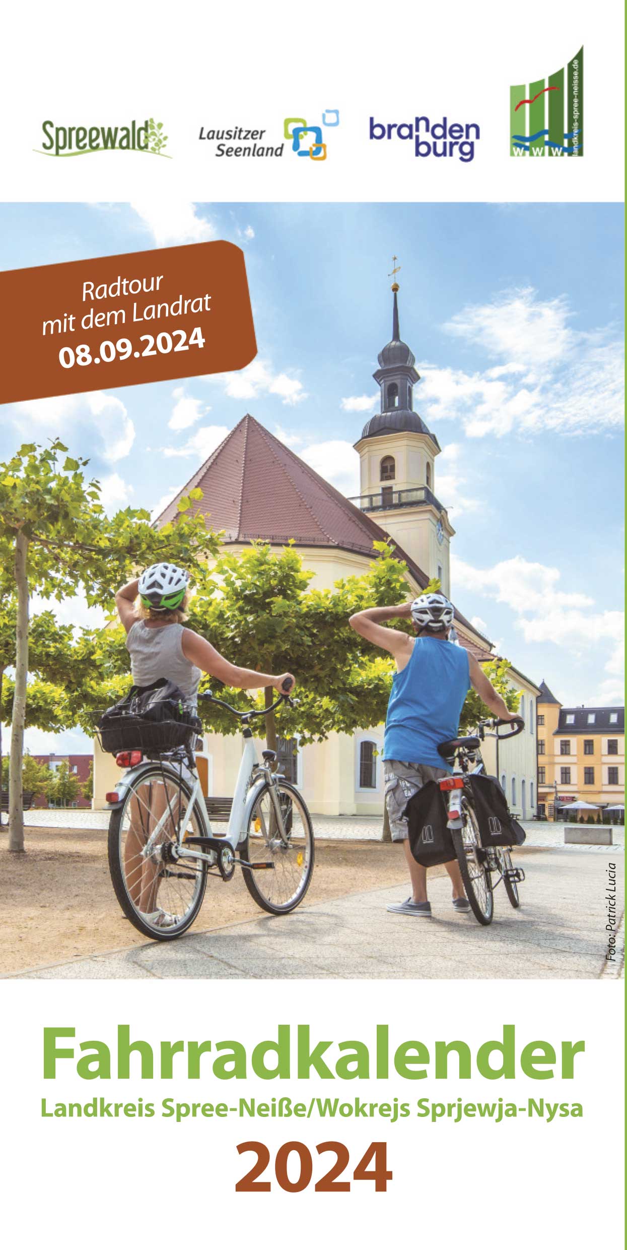 Deckblatt Radfahrkalender 2024