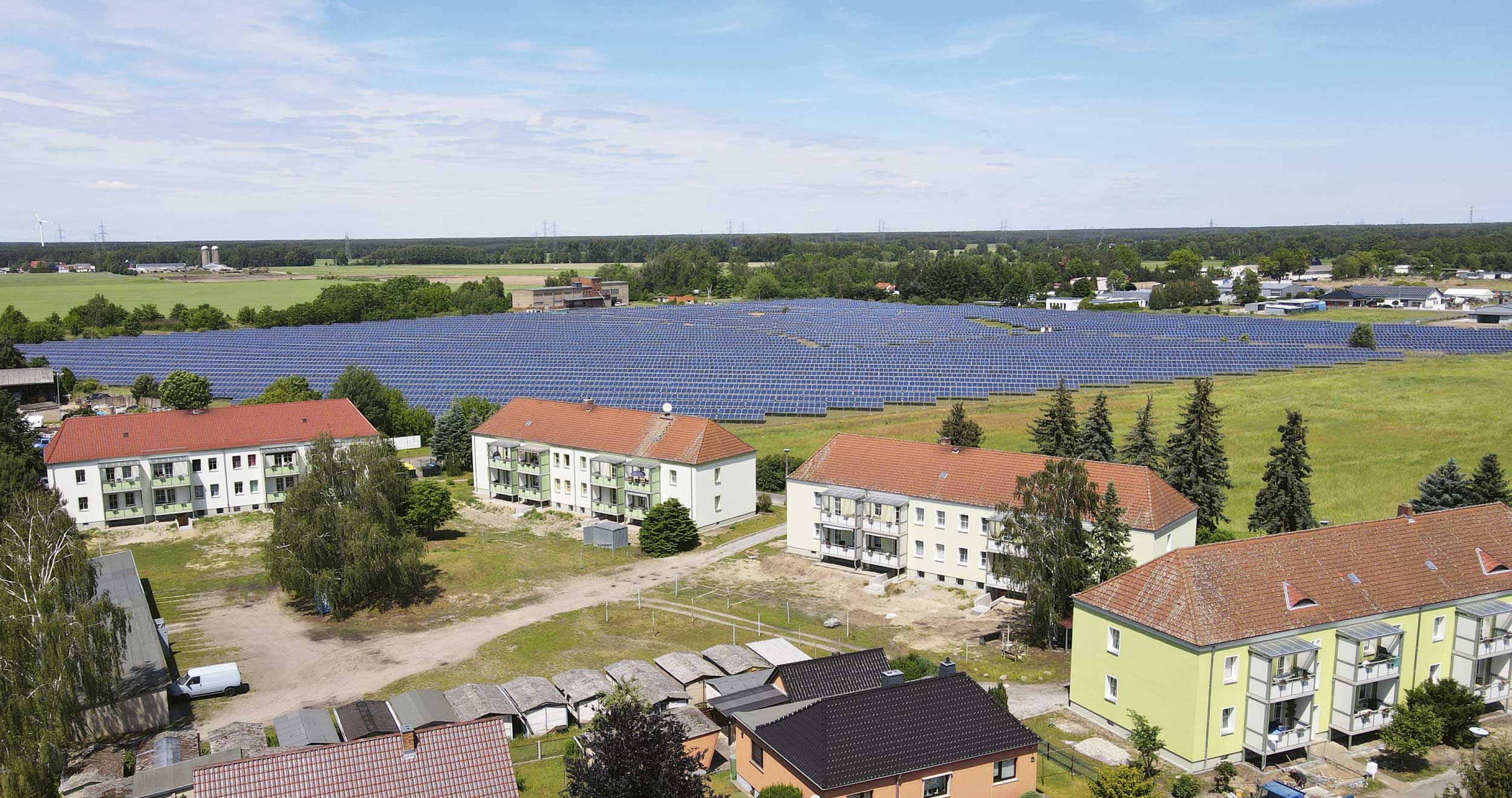 Luftbild Quartier Krieschow