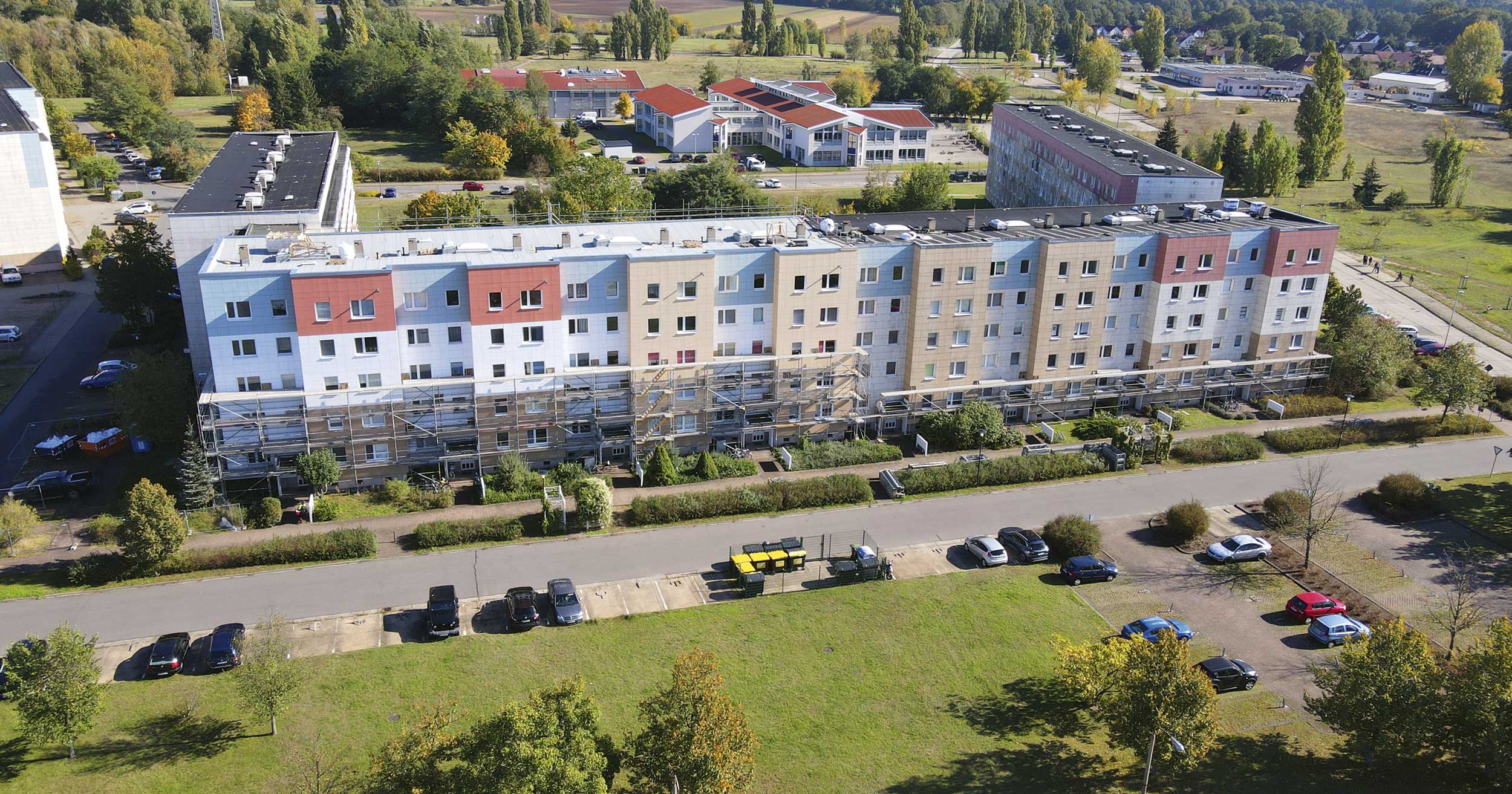 Luftbild Wohngebäude am Malxebogen